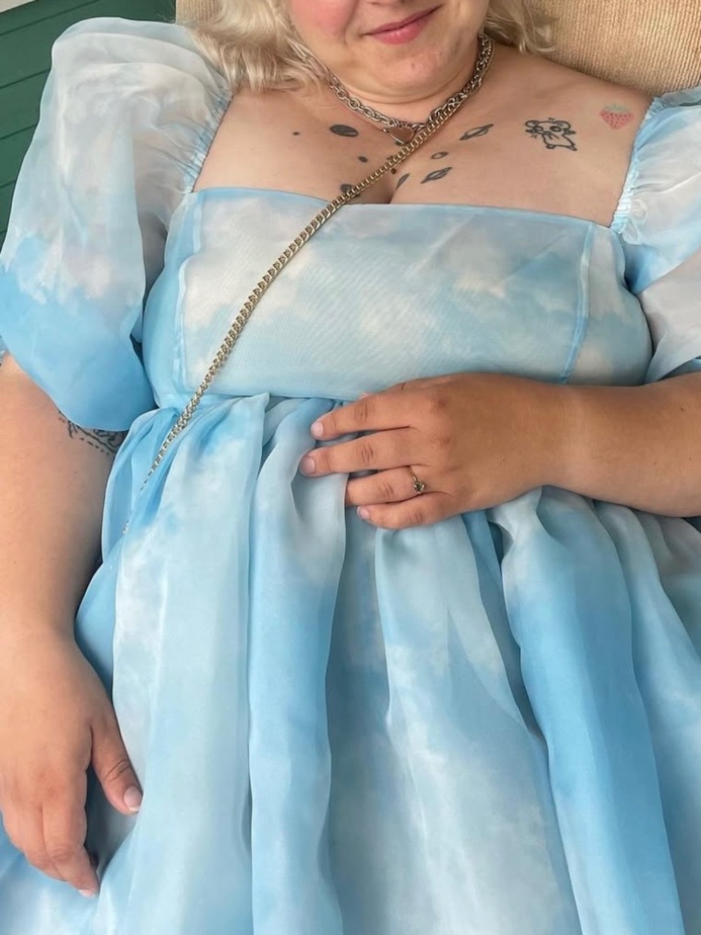 Selkie Head In The Clouds Puff Dress